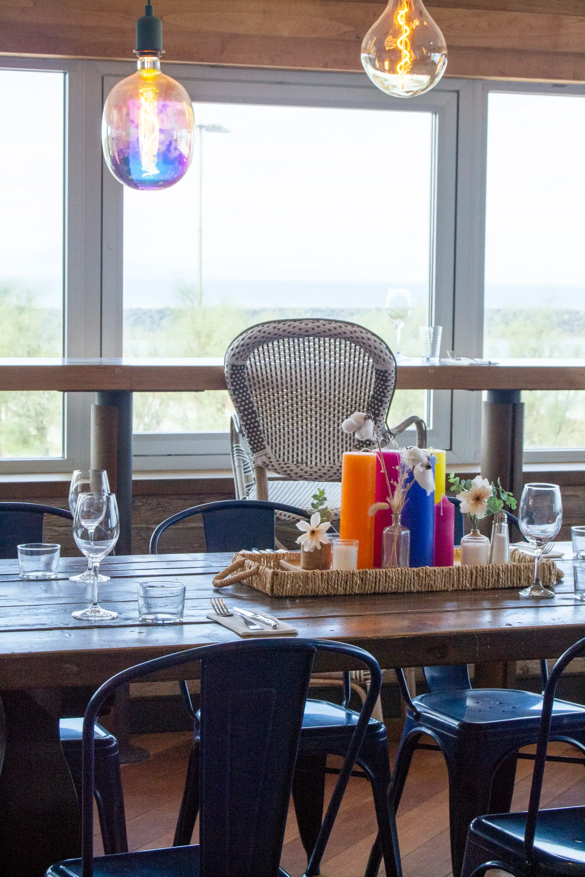 Terrasse et vue océan